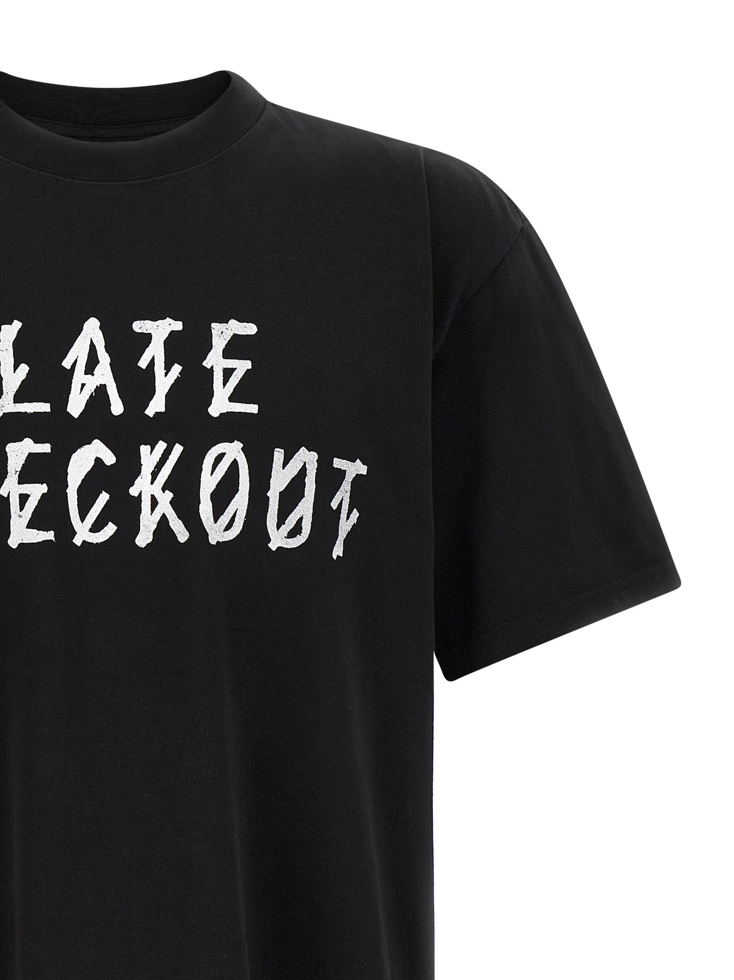 44 Label Group Black Cotton T-Shirt