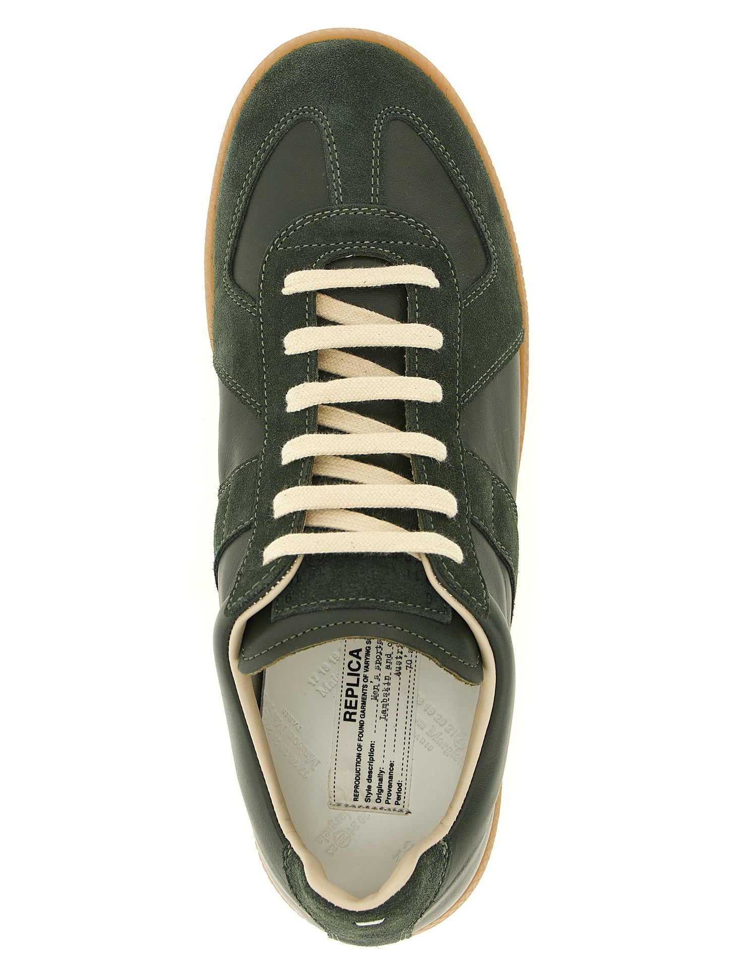 Maison Margiela Bicolor Calfskin Low Top Sneakers