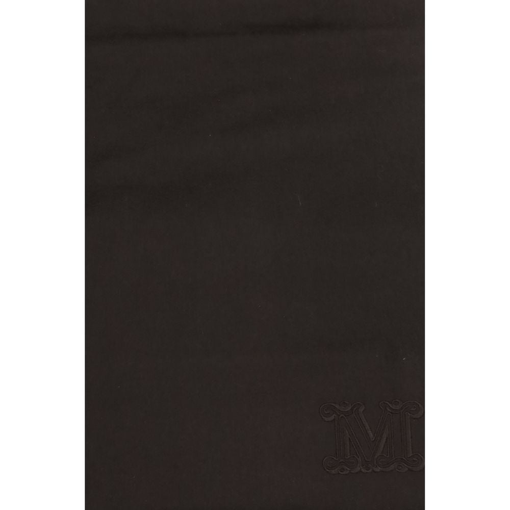 Max Mara Cashmere Shawl Rectangular Wrap Fringes Scarf - Brown