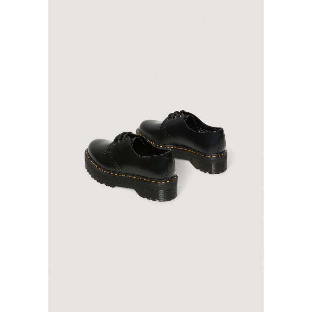 Dr. Martens City Women's Leather Flat Lace-Up Winter Boots - Black