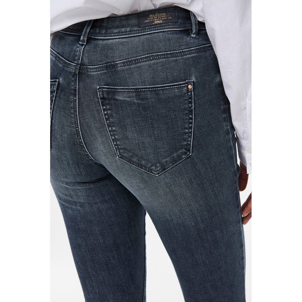 Only Women's Skinny Stretch Denim Cotton Polyester Jeans - Blue