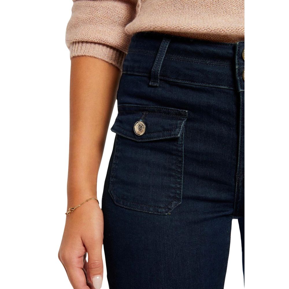 Morgan De Toi Women's Skinny Slim Stretch Denim Cotton Jeans - Blue