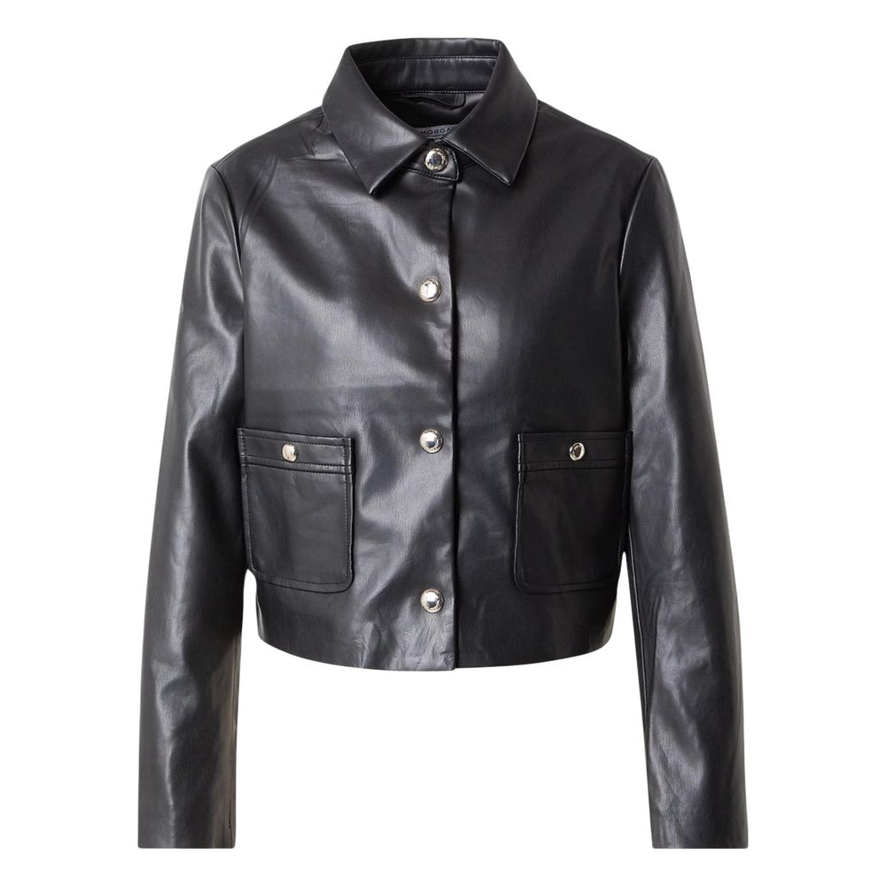 Morgan De Toi Women's Polyethylene & Polyurethane Jacket - Black