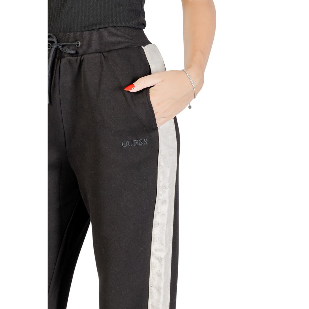Guess Active Women's Relaxed Fit Cotton Polyester Jogger Sweatpants - Black