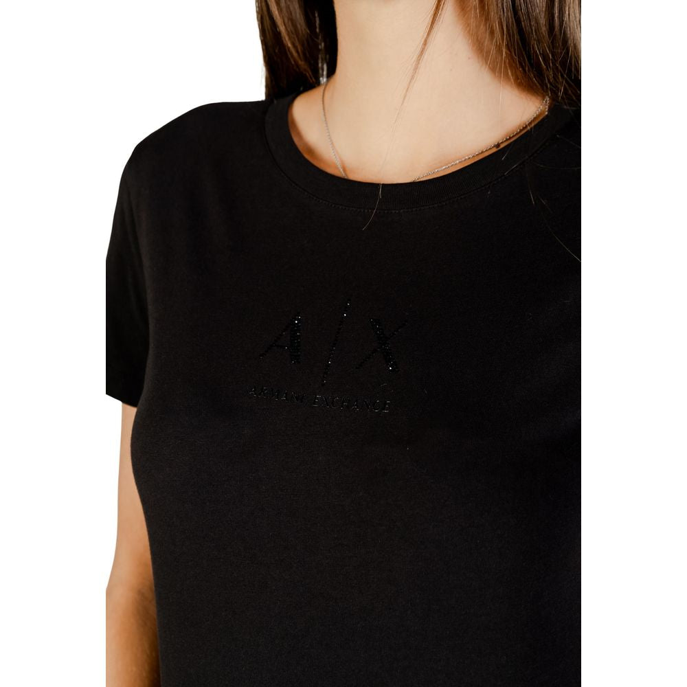 Armani Exchange Women's Cotton T-Shirt - Black