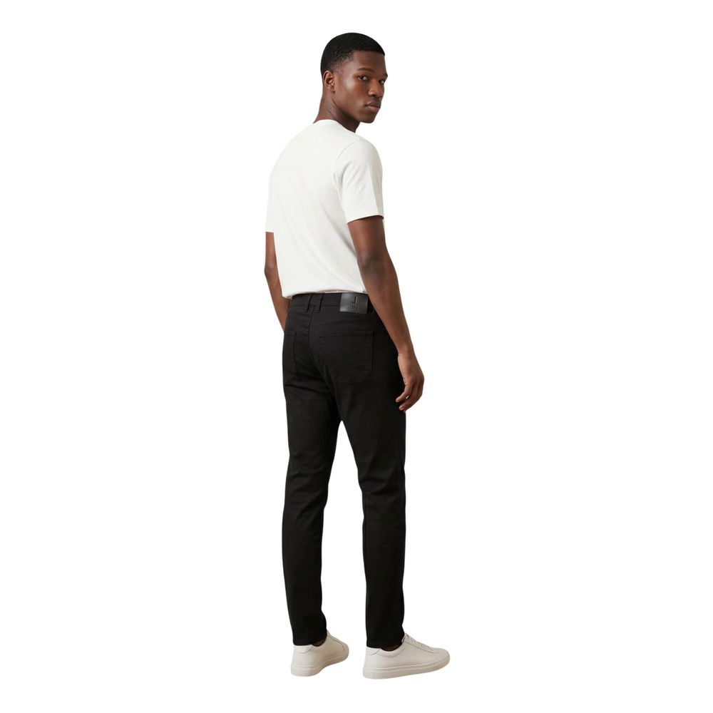 Jeckerson Men's Skinny Slim Lycra Trousers - Blue Signature