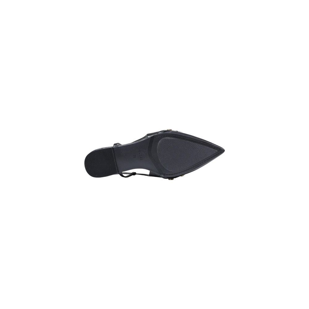 Guess Women's Polyurethane Platform Slingback Pumps Heels - Black