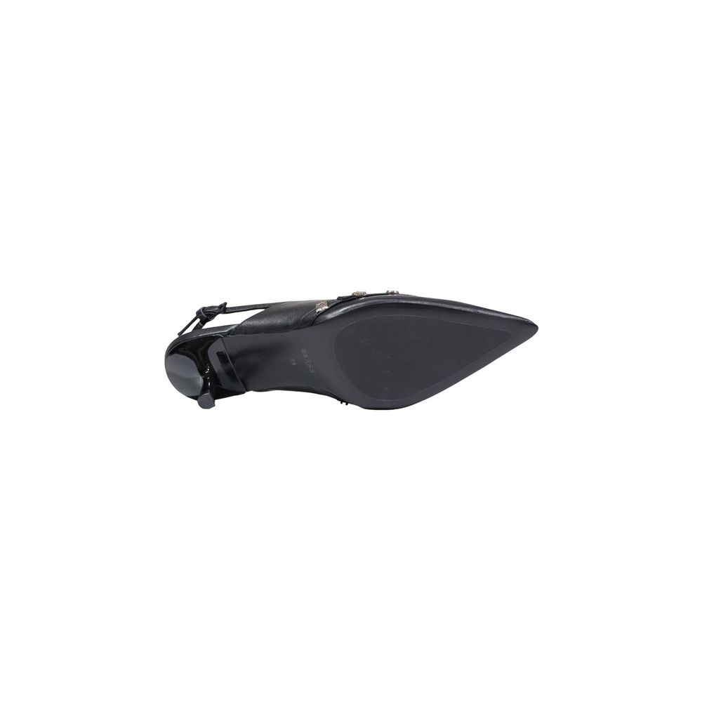 Guess Women's Polyurethane High-Heel Slingback Pumps Heels - Black