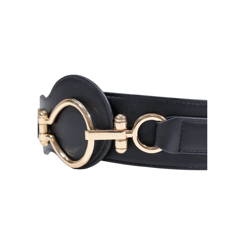 Morgan De Toi Polyethylene & Polyurethane Belt - Black Gold