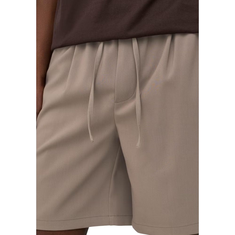 Bermuda Shorts by Only & Sons for men in stretch polyester & viscose beige features a eye catching relaxed-fit and short with a eye catching .