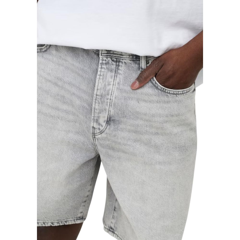 Only & Sons City Men's Regular Fit Denim Cotton Shorts - Gray