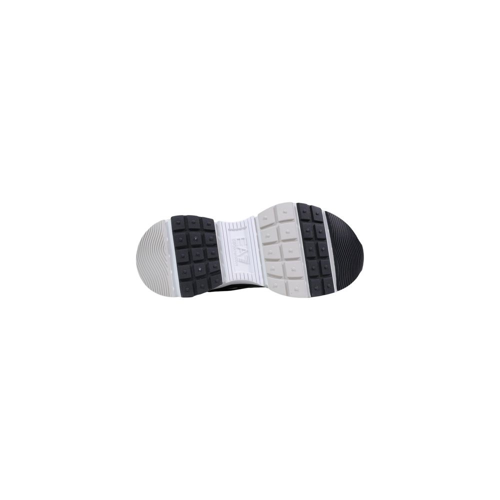 EA7 Emporio Armani Men's Athletic Polyester & Rubber Sneakers - Black White