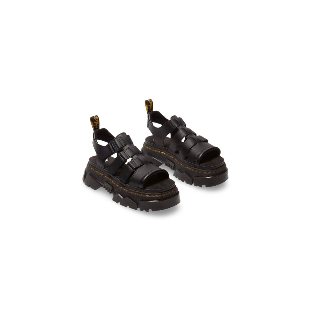 Dr. Martens Women's Leather Platform Sandals - Black