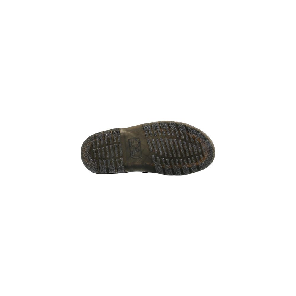 Dr. Martens Women's Leather & Metal Flat Sandals - Black Gold