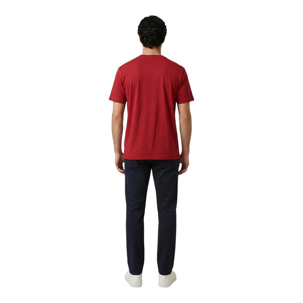 Gant Men's Relaxed Fit Regular Short-Sleeve Crew Neck Cotton T-Shirt - Red