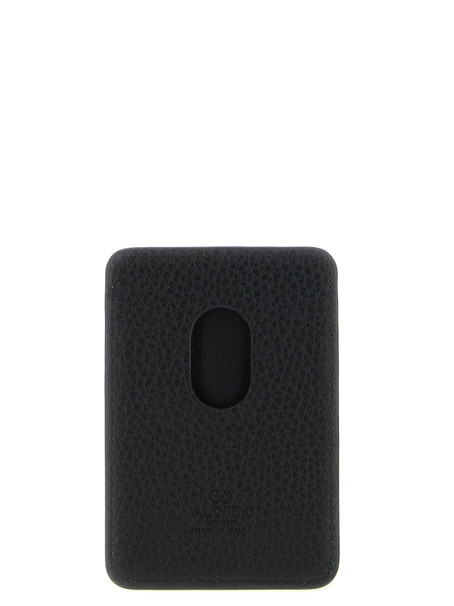 Valentino Garavani Black Calfskin Cardholder