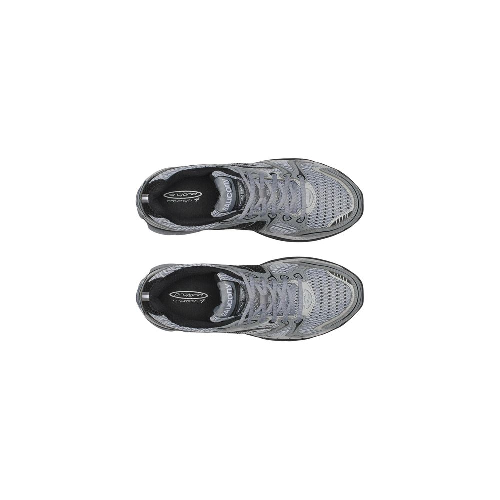 Saucony Men's Athletic Synthetic Textile & Mesh Sneakers - Gray