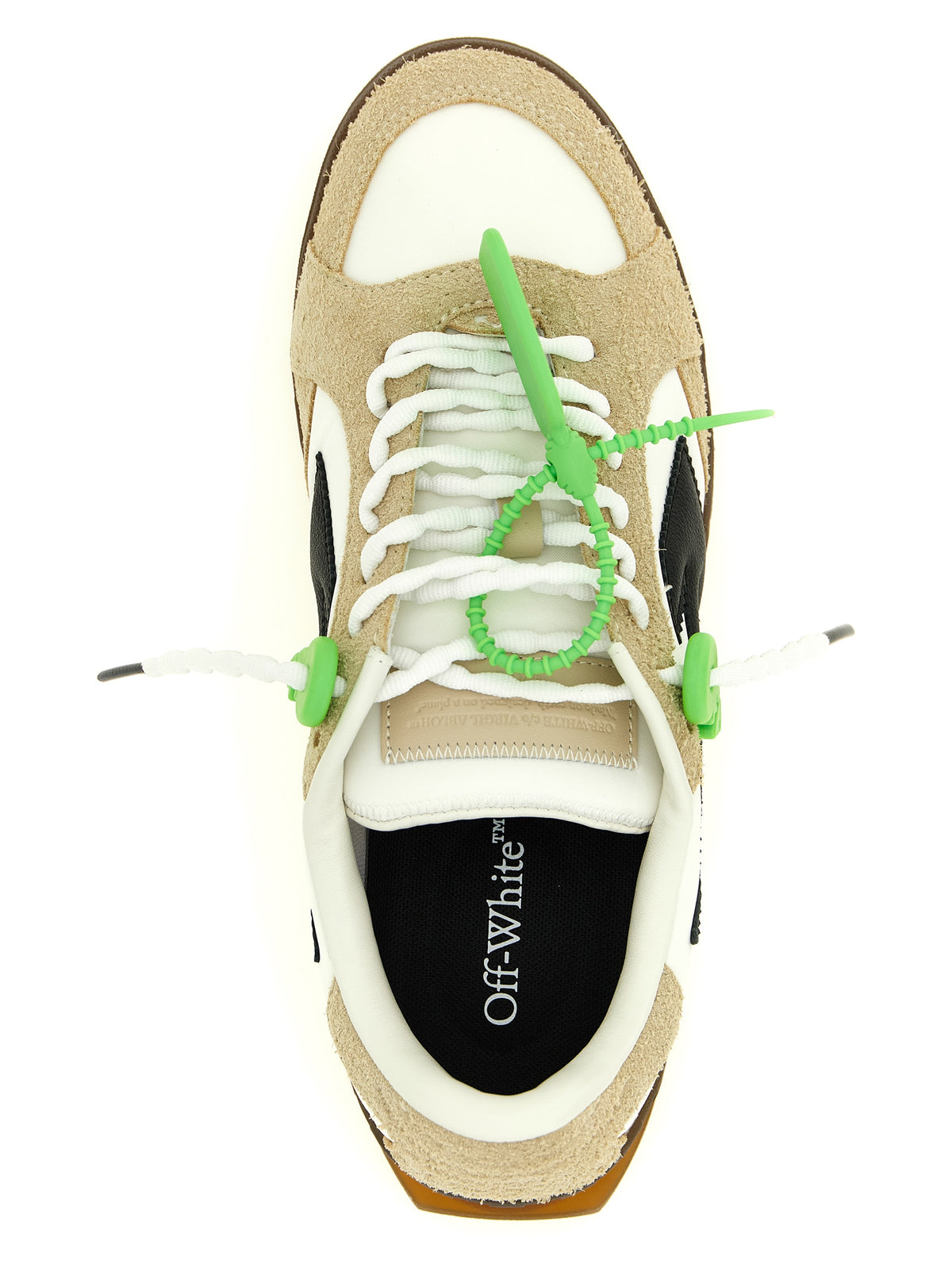 Athletic Sneakers Off-White men silicone nylon suede leather multicolor, white & signature featuring a avant-garde Play Men's Athletic Silicone Nylon Suede Leather Sneakers design with a avant-garde athletic style for a refined finish.