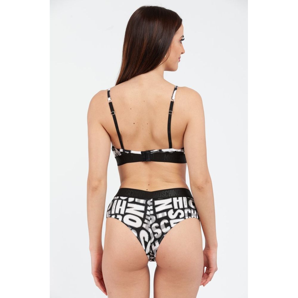 Moschino Fantasy Women's Stretch Cotton Bra - Black