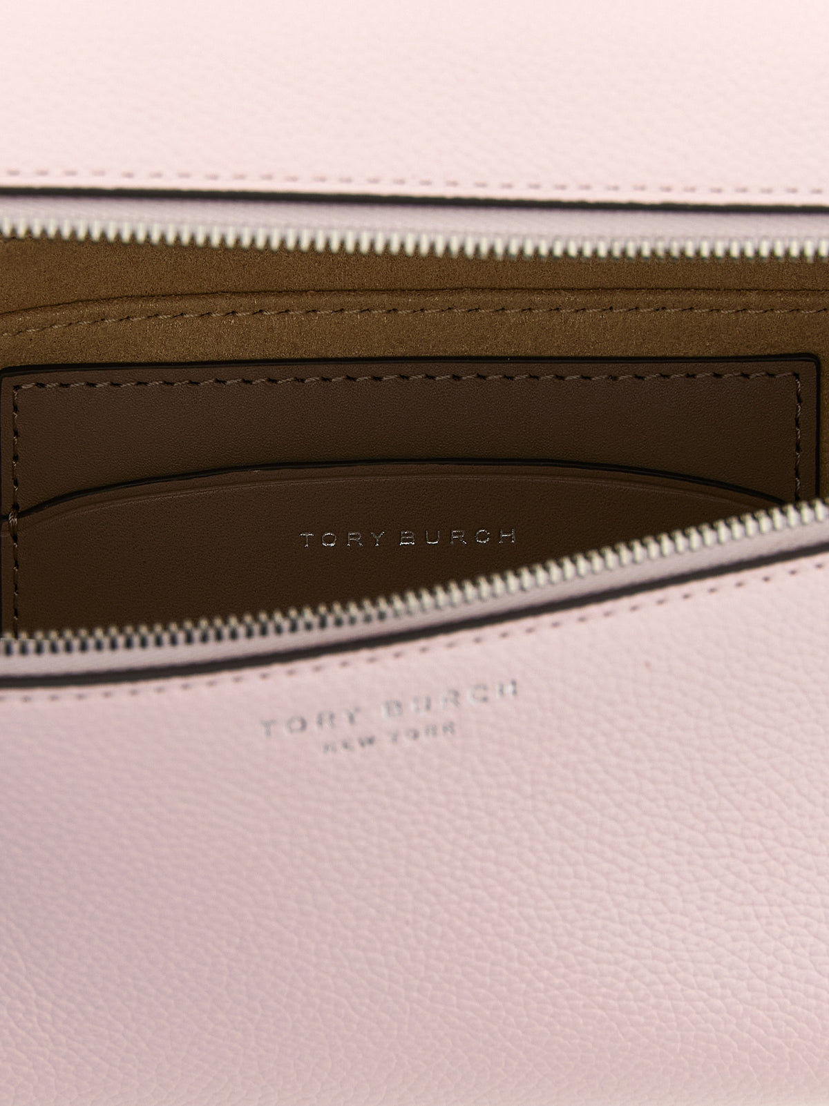 Tory Burch Romy Cowhide Suede & Leather Handbag - Multicolor Pink
