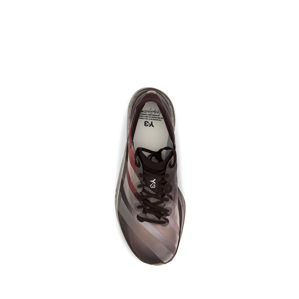 Athletic Sneakers by Y-3 for men in polyester & rubber multicolor features an timeless silhouette from the Men's Athletic Polyester & Rubber Sneakers collection, showcasing a timeless athletic style for a timeless look.