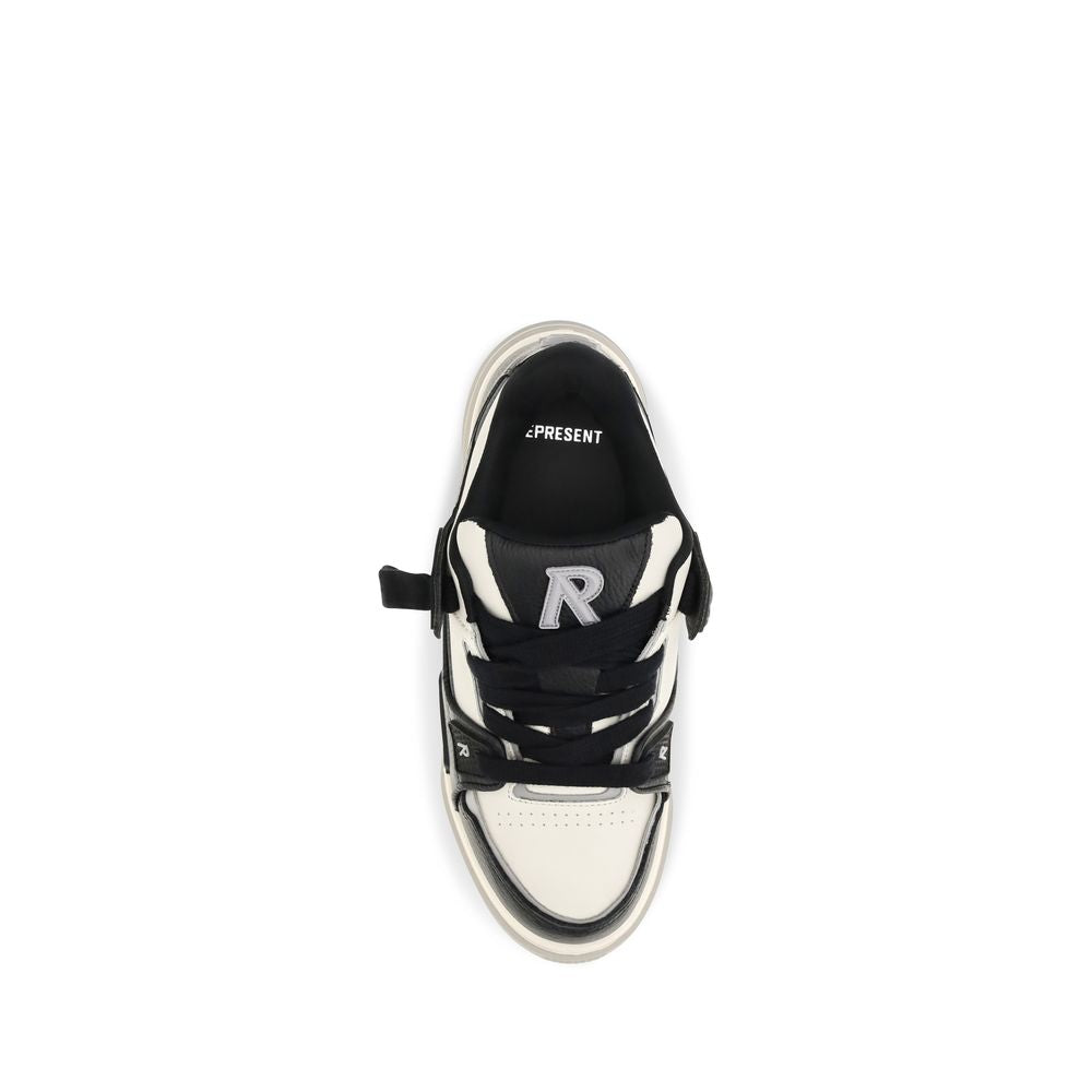 Sneakers by Represent for men in bos taurus calf leather & cotton multicolor & signature presents a impeccable silhouette as Men's Chunky Bos Taurus Calf Leather & Cotton Sneakers, expertly defined by a impeccable chunky style for a impeccable, high-fashion look.