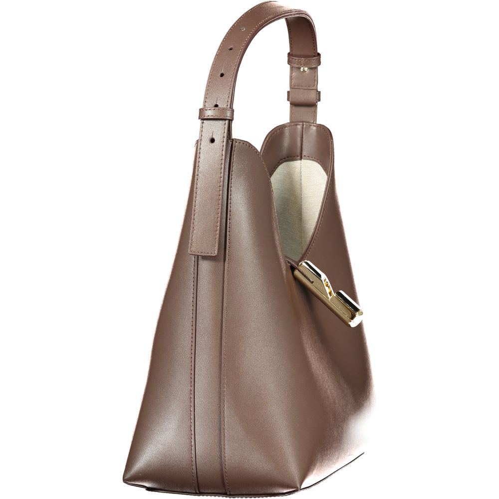 Furla Leather Hobo Handbag - Brown