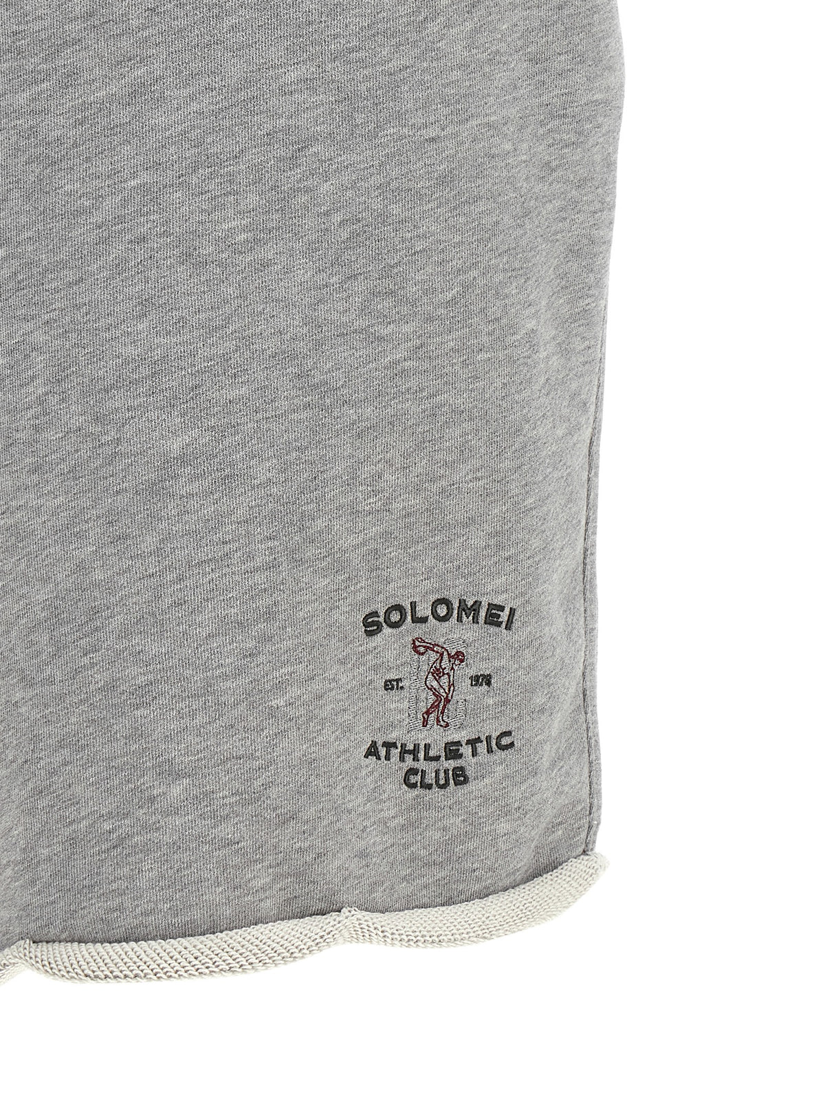 Brunello Cucinelli Men's Athletic Cotton Terry Cloth Bermuda Shorts - Gray