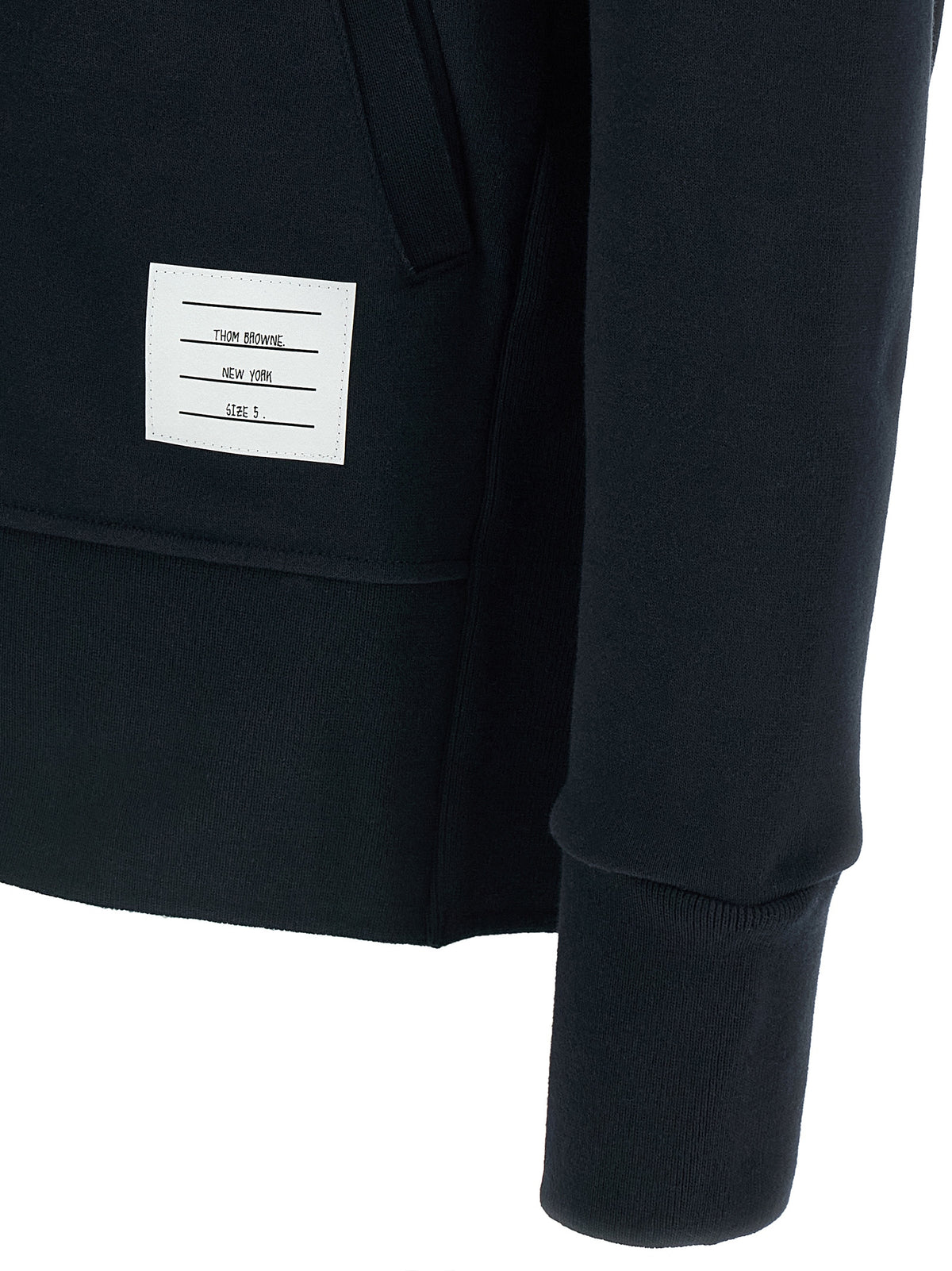 Thom Browne Blue Cotton Sweatshirt