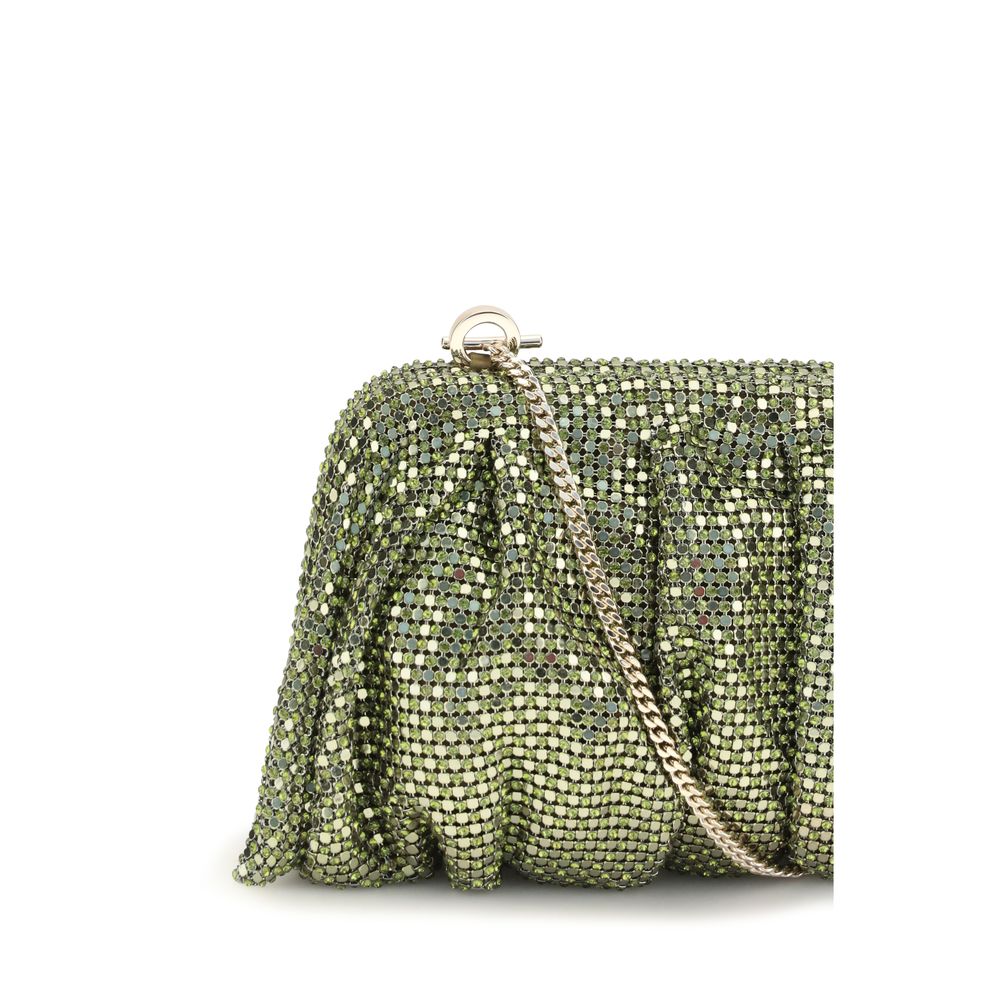Benedetta Bruzziches Bicolor Aluminum Clutch Bag