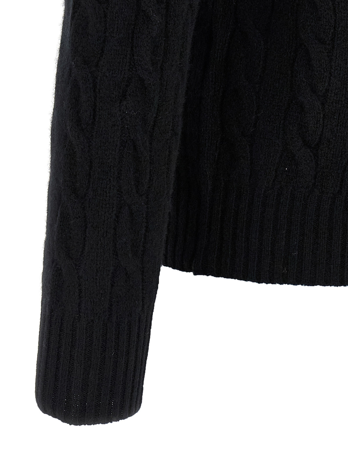 Polo Ralph Lauren Black Wool Cardigan