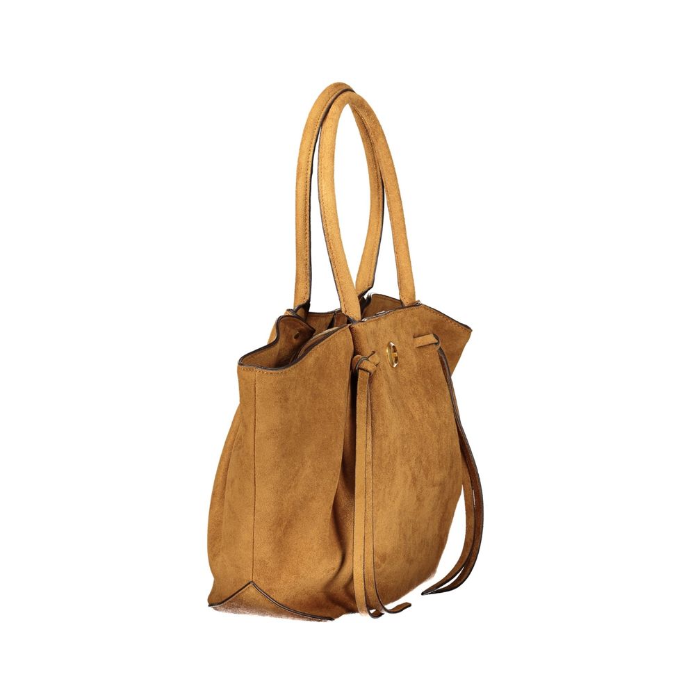 Guess Jeans Brown Polyester Handbag