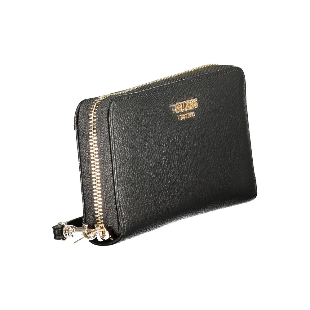Guess Jeans Black Polyethylene Wallet