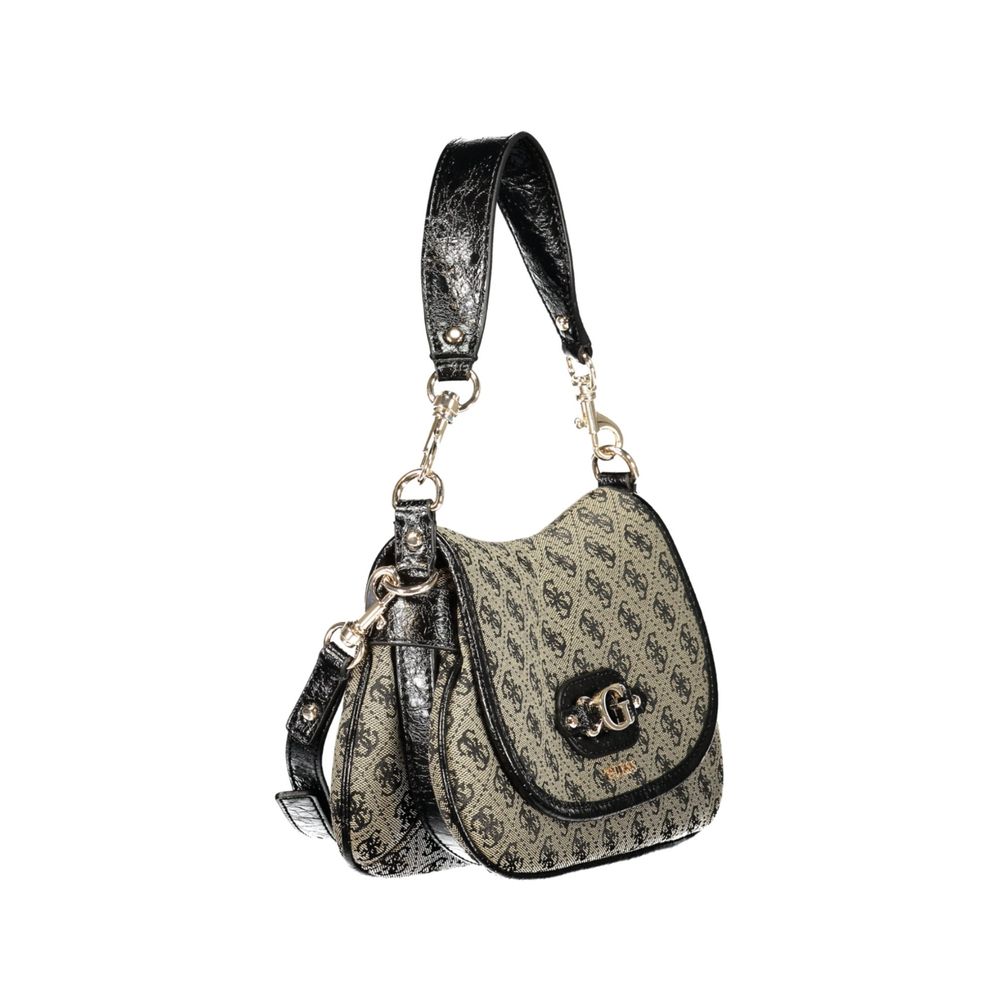 Guess Jeans Black Polyester Handbag