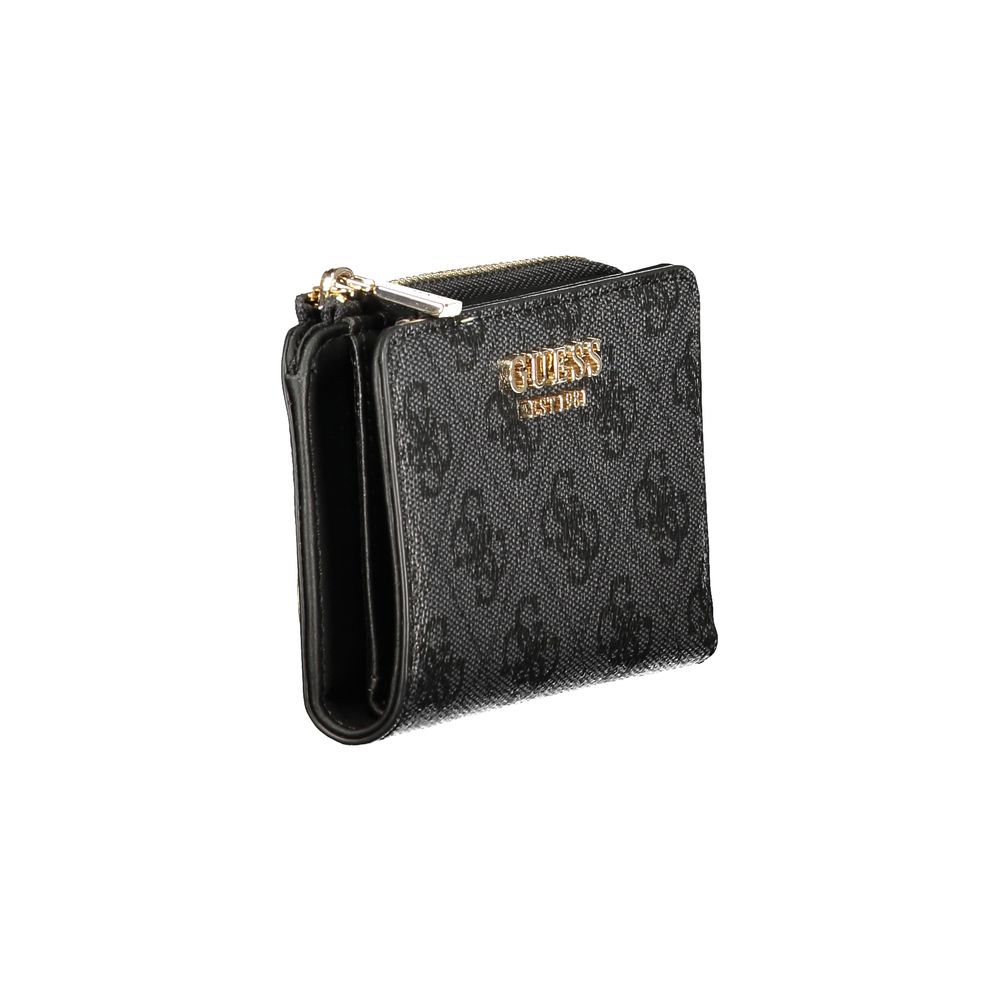 Guess Jeans Laurel Polyethylene Cardholder Wallet - Black