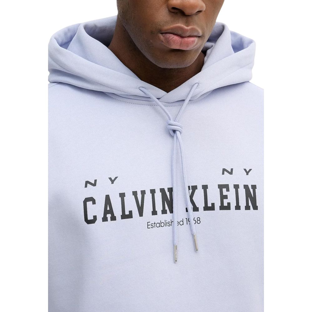 Calvin Klein Jeans Men's Cotton Polyester Sweatshirt Hoodie - Purple