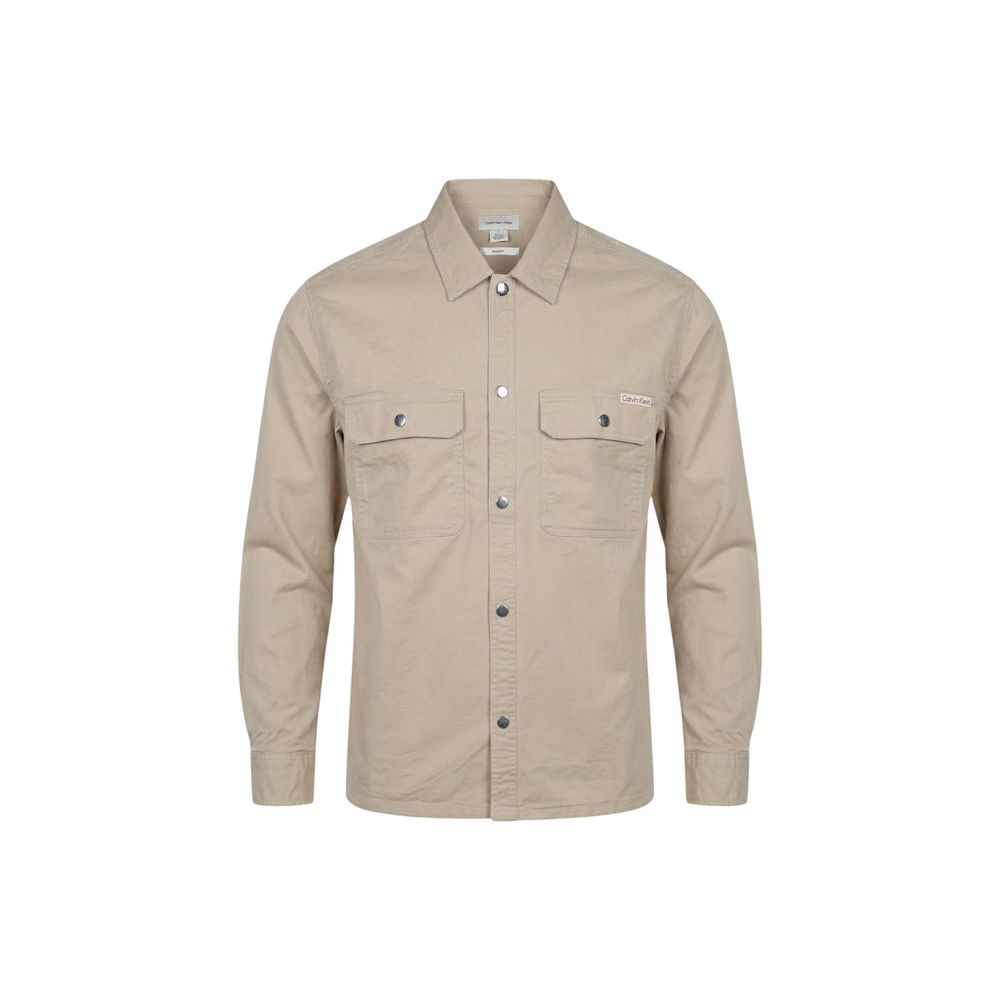Calvin Klein Jeans Beige Denim Shirt