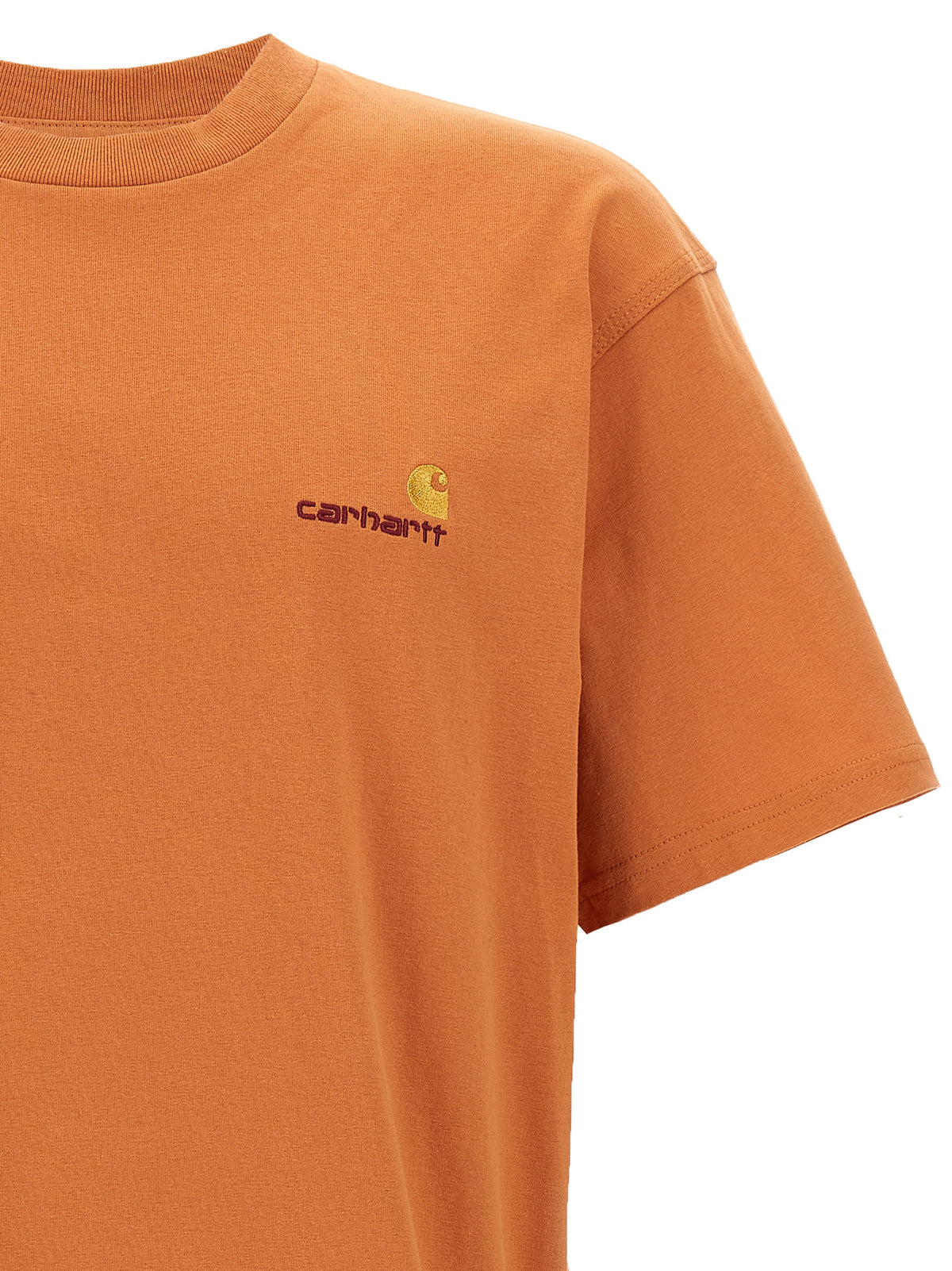 Carhartt Wip Orange Organic Cotton T-Shirt