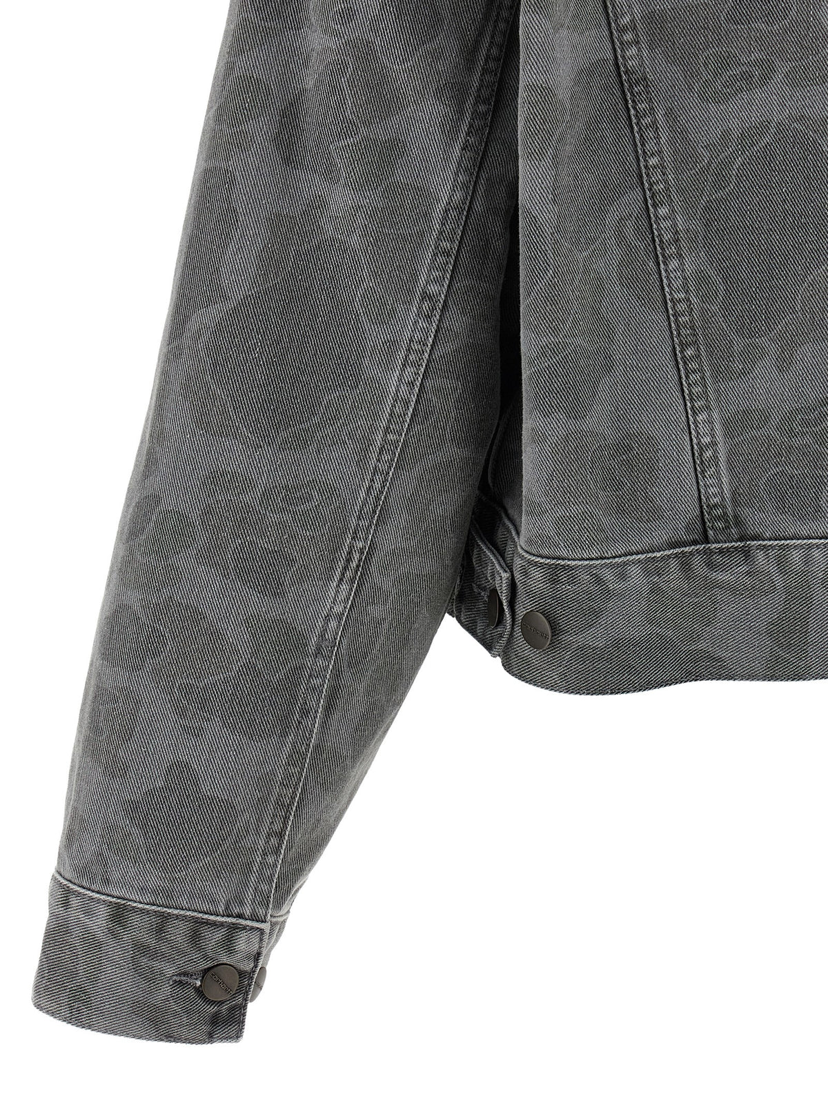 Carhartt Wip Gray Organic Cotton Denim Jacket
