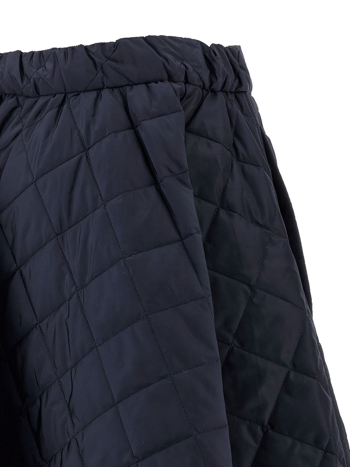 Prada Blue Recycled Polyamide Midi Skirt