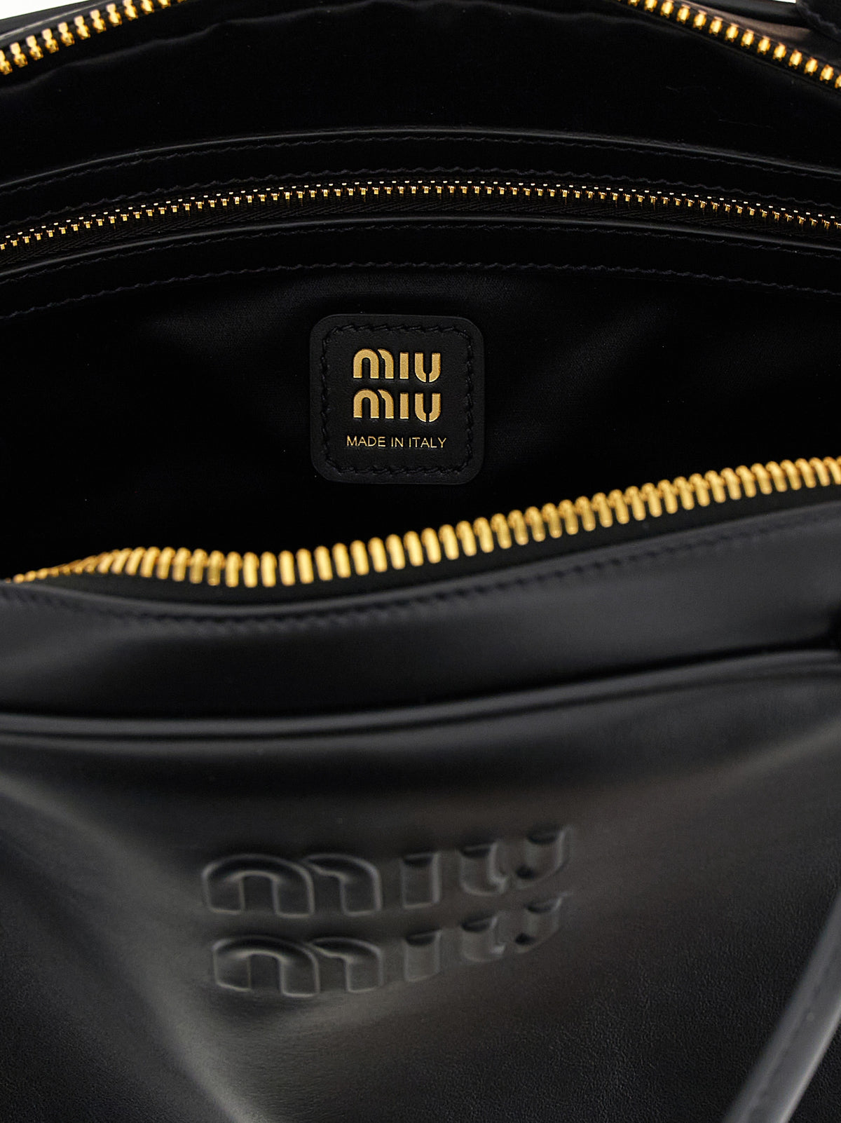 Miu Miu Black Calfskin Shoulder Bag