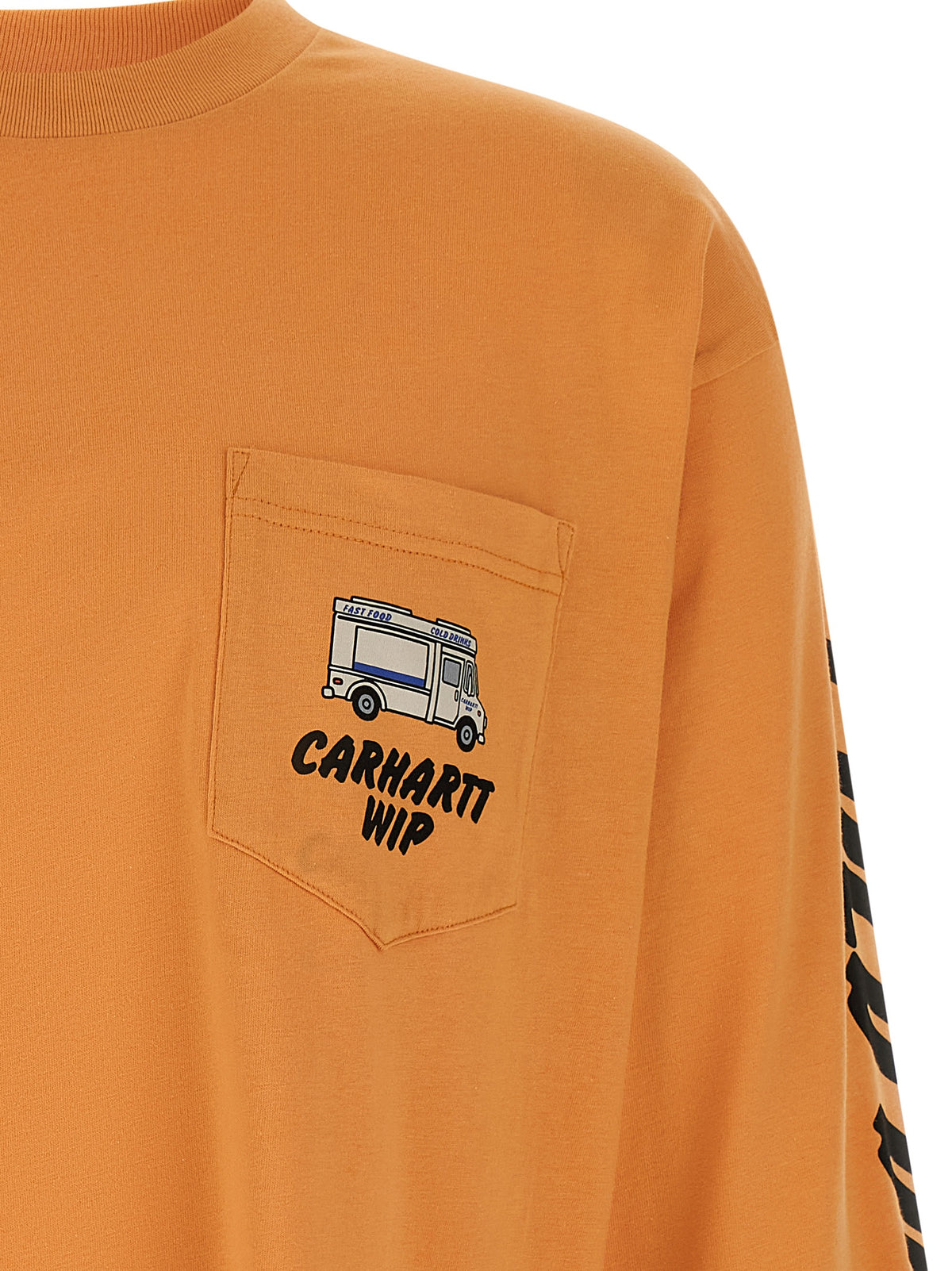 Carhartt Wip Orange Cotton T-Shirt