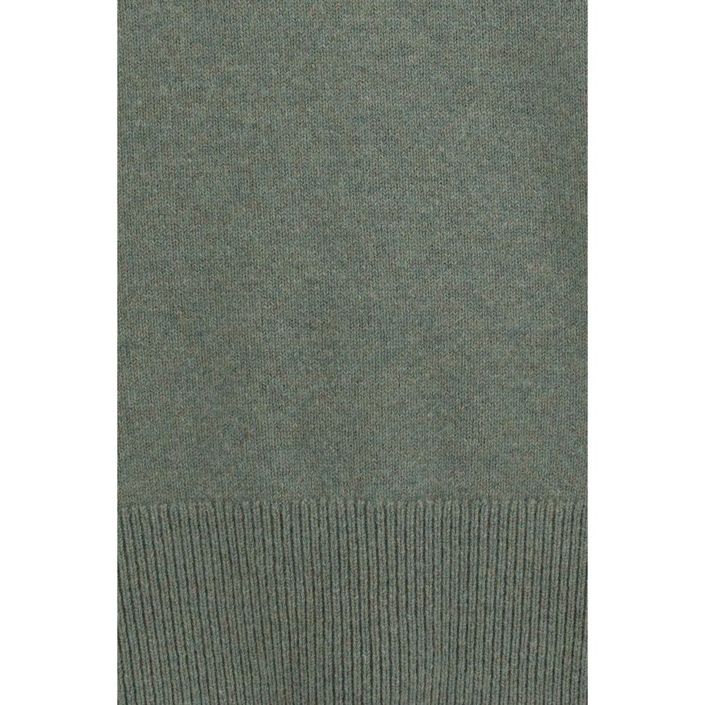 Extreme Cashmere Women's Relaxed Fit Regular Crew Neck Cashmere & Nylon Sweater - Bicolour