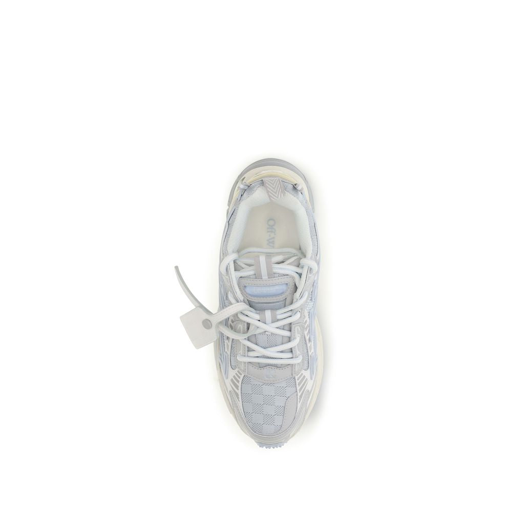 Off-White Women's Athletic Textile & Mesh Sneakers - Gray White Signature
