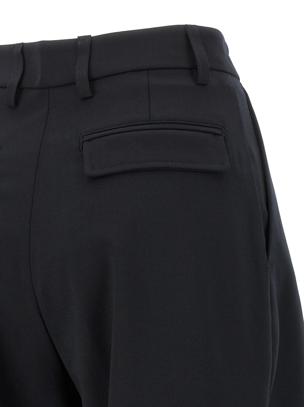 THELATEST Blue Polyester Casual Pants