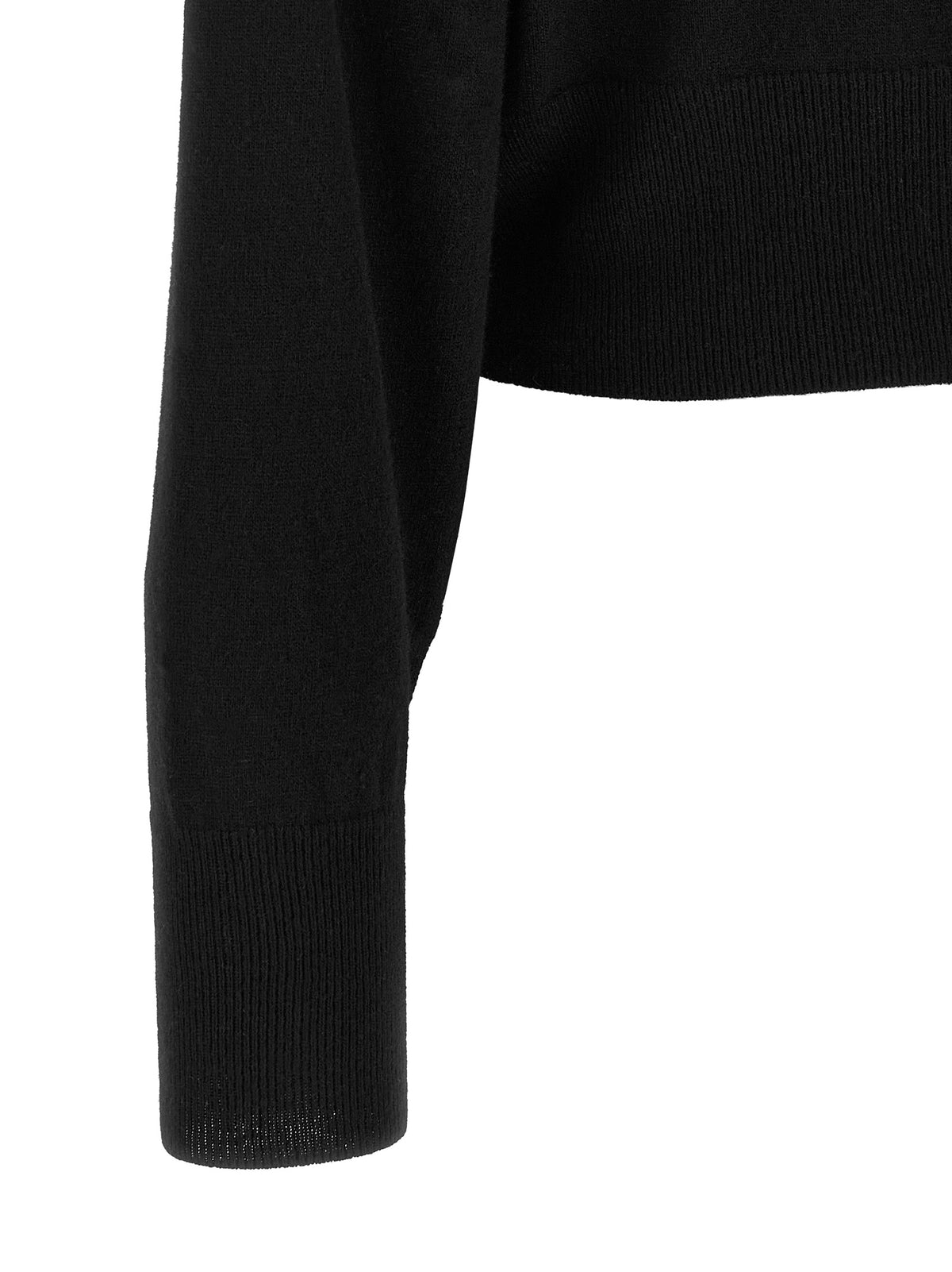 Cardigan by NUDE for women in cashmere viscose black & nude features an impeccable silhouette, showcasing a sophisticated and detail for a truly impeccable finish.