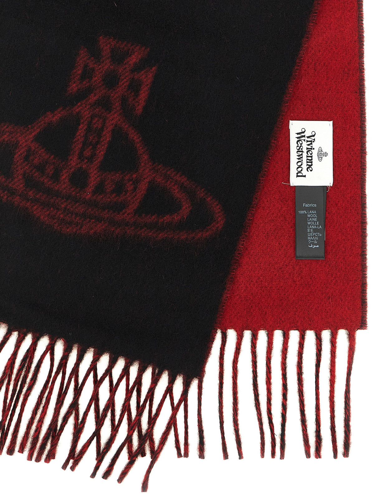 Vivienne Westwood Black Wool Foulard