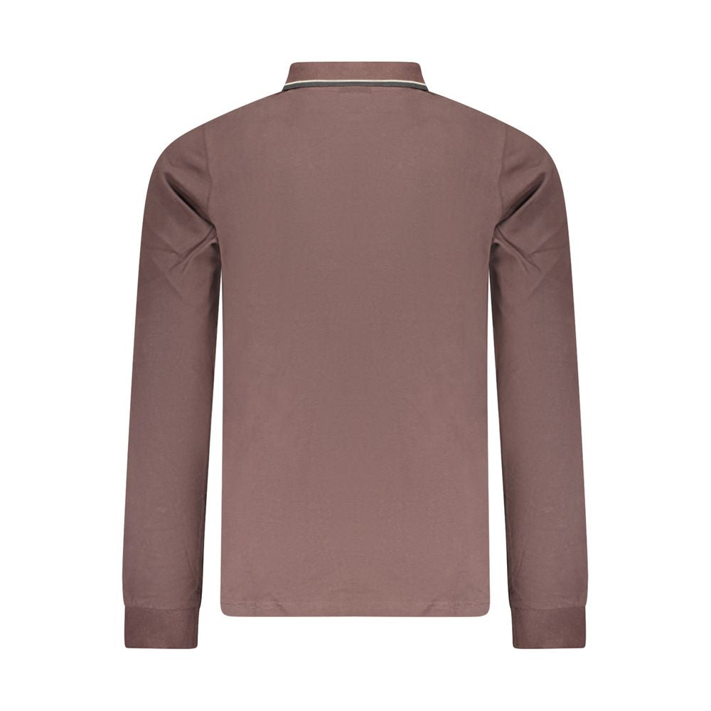 Norway 1963 Men's Cotton Polo Shirt - Brown