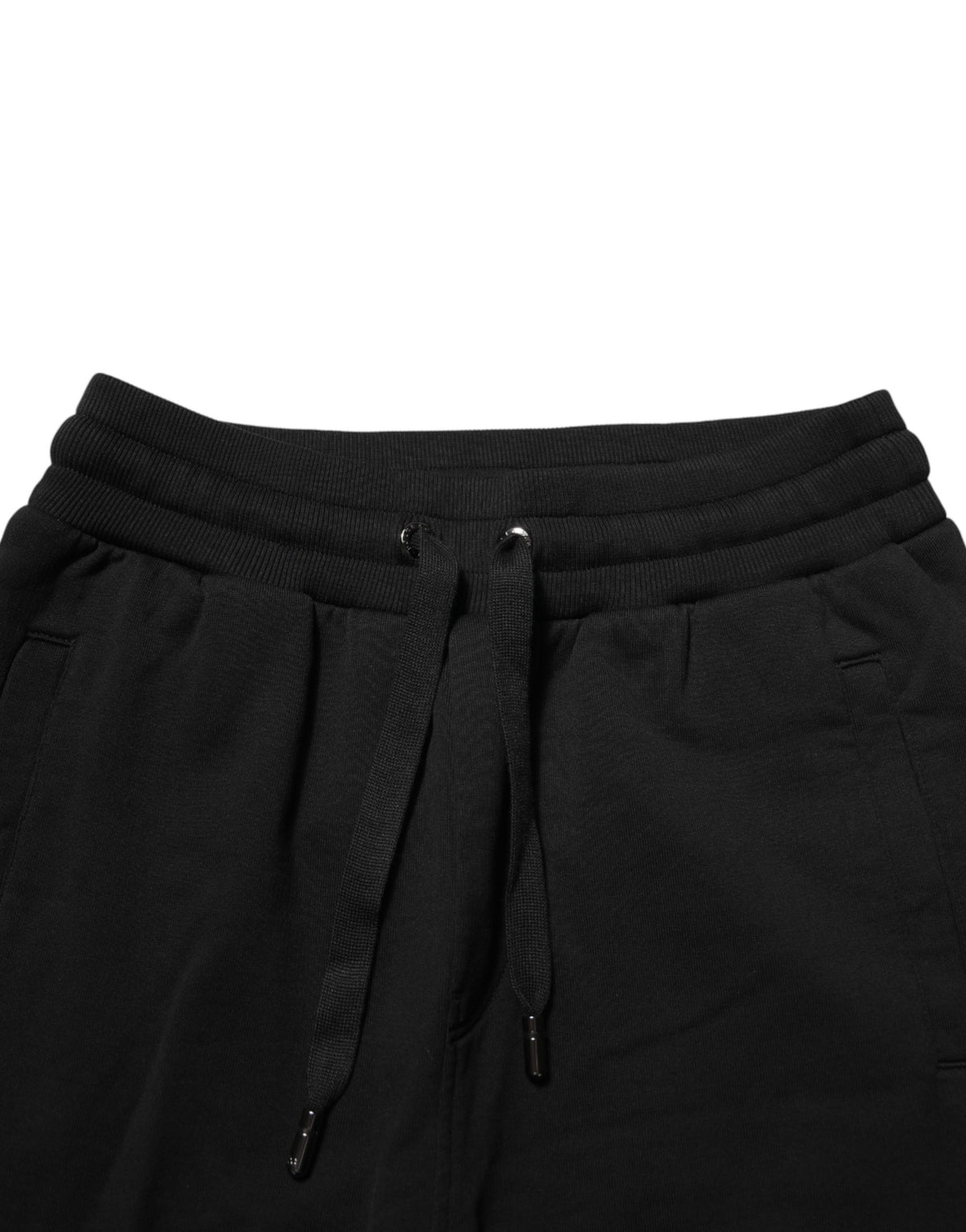 Jogger Sweatpants by Dolce & Gabbana for men in cotton black features an sporty with a and long, showcasing sporty .