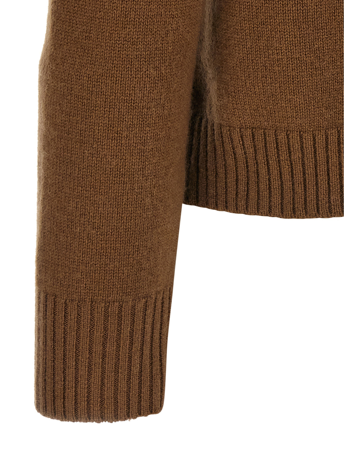 Max Mara Play Women's Cashmere Cardigan - Beige Brown Gray Patterned Argyle